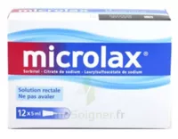 Microlax Sorbitol Citrate Et Laurilsulfoacetate De Sodium S Rect En Récipient Unidose 12récip-unidoses-can/5ml à Libourne