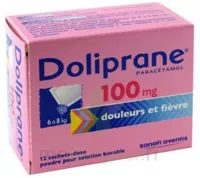 Doliprane 100 Mg Poudre Pour Solution Buvable En Sachet-dose B/12 à Libourne