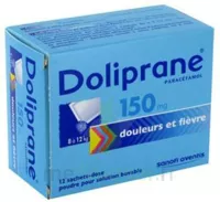 Doliprane 150 Mg Poudre Pour Solution Buvable En Sachet-dose B/12 à Libourne