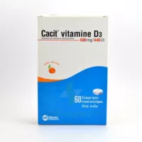 Cacit Vitamine D3 500 Mg/440 Ui, Comprimé à Sucer Ou à Croquer à Libourne