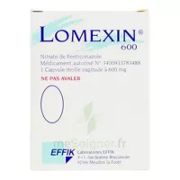 Lomexin 600 Mg Caps Molle Vaginale Plq/1 à Libourne