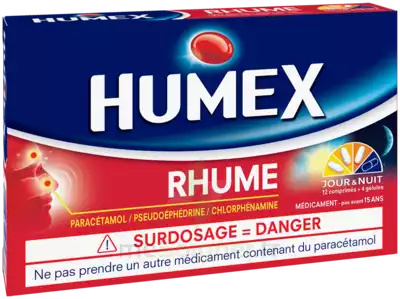 Humex Rhume Comprimés Et Gélules Plq/16 à Libourne