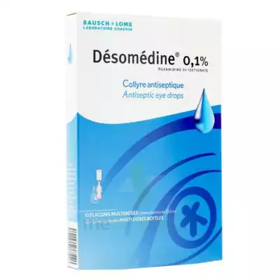 Desomedine 0,1 % Collyre Sol 10fl/0,6ml à Libourne