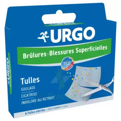 Urgo Brûlures - Blessures Superficielles Tulles Petit Format 5x5cm B/6 à Libourne